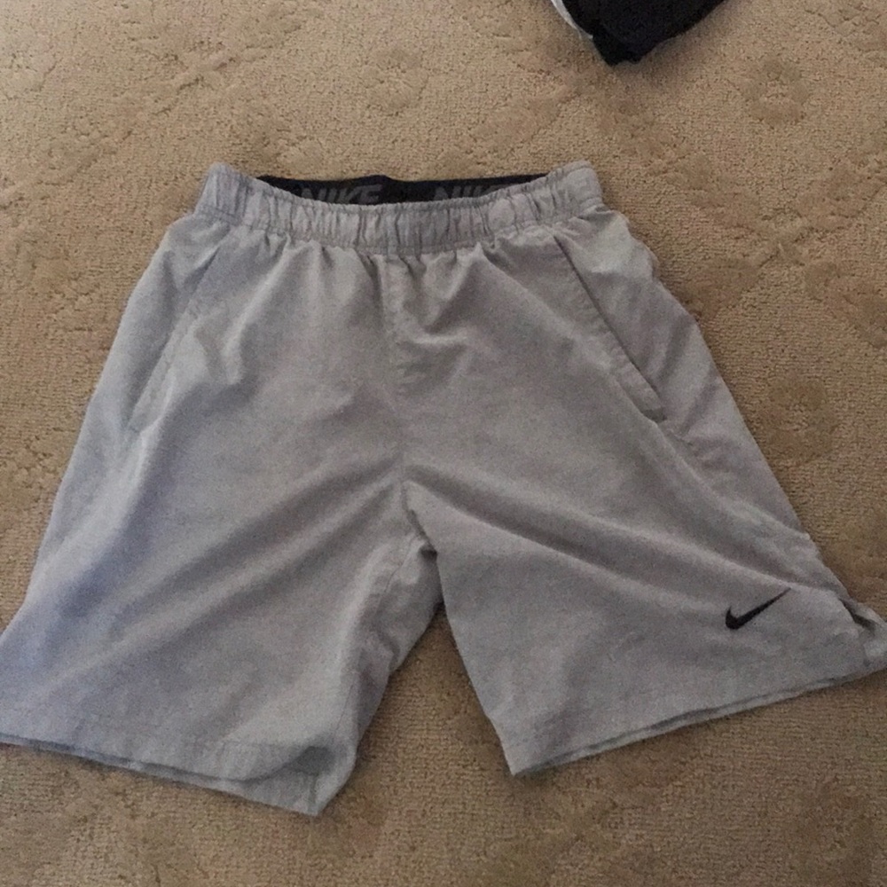 Grey Nike Dri-Fit Shorts